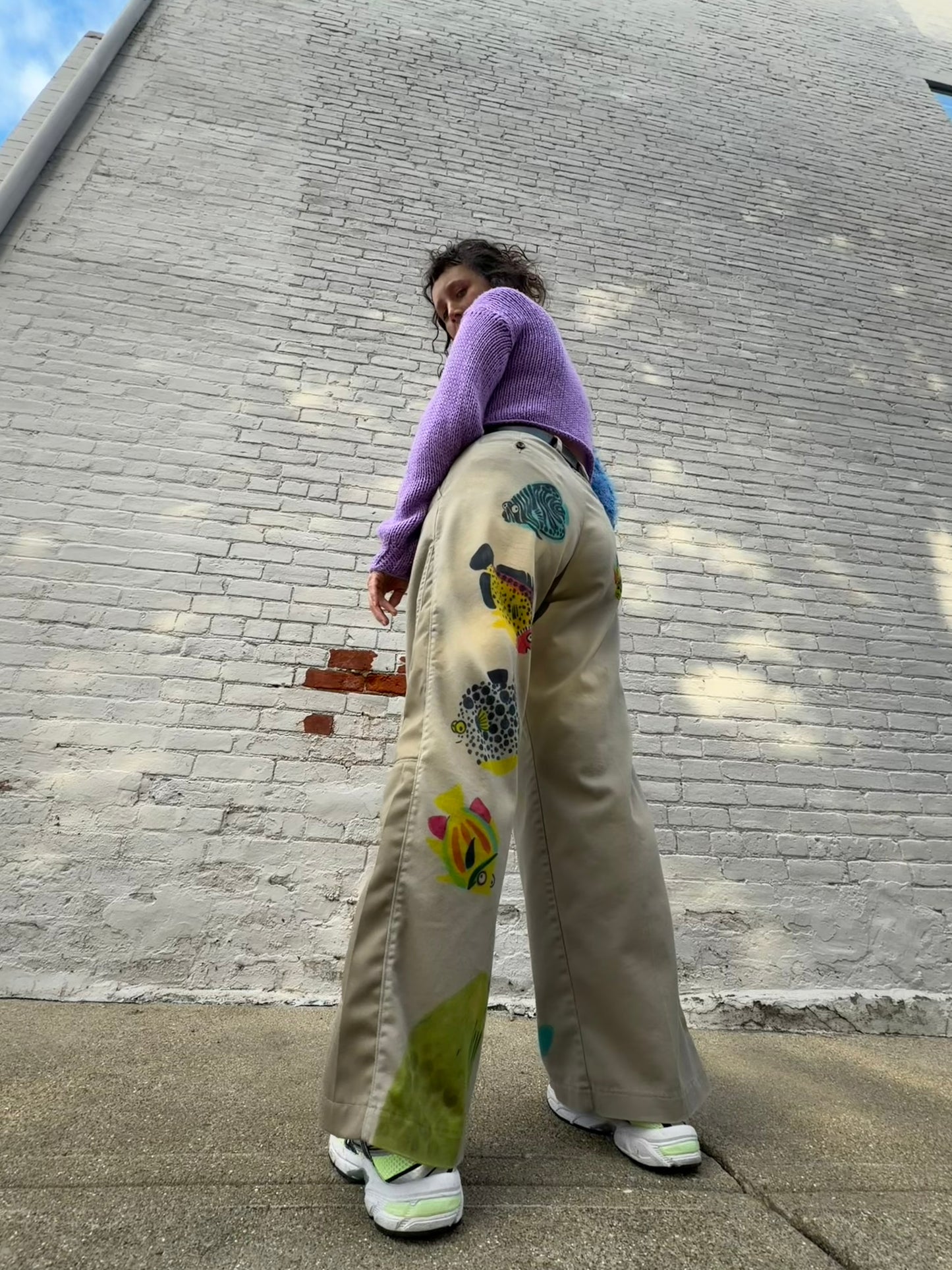 Fringefibre x Shop Rephrase Tropical Fish Trouser Unisex 36"