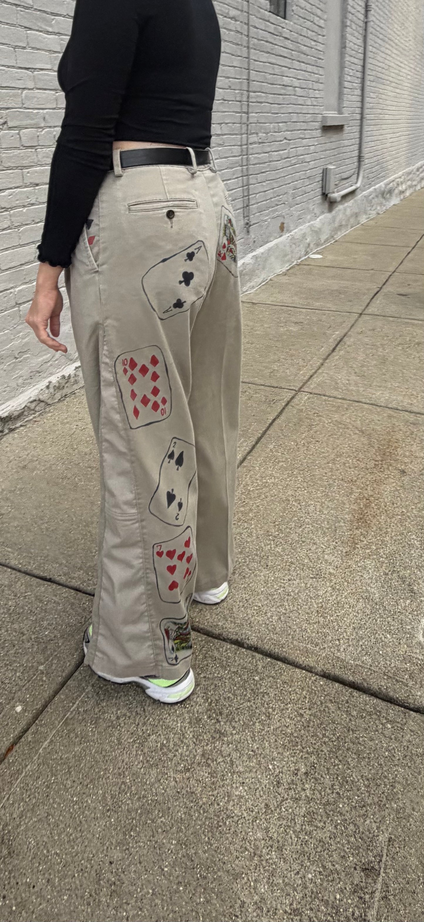 Fringefibre x Shop Rephrase Playing Card Trouser Unisex 35"