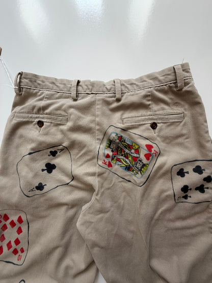 Fringefibre x Shop Rephrase Playing Card Trouser Unisex 35"