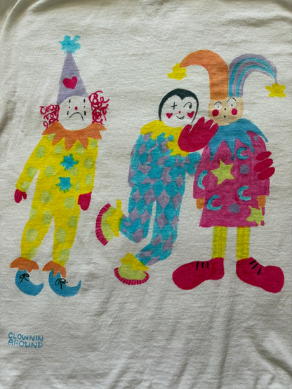 Clownin Around Upcycled T-Shirt 2XL
