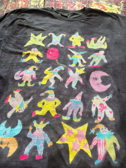Many Many Clowns Longsleeve T-Shirt L
