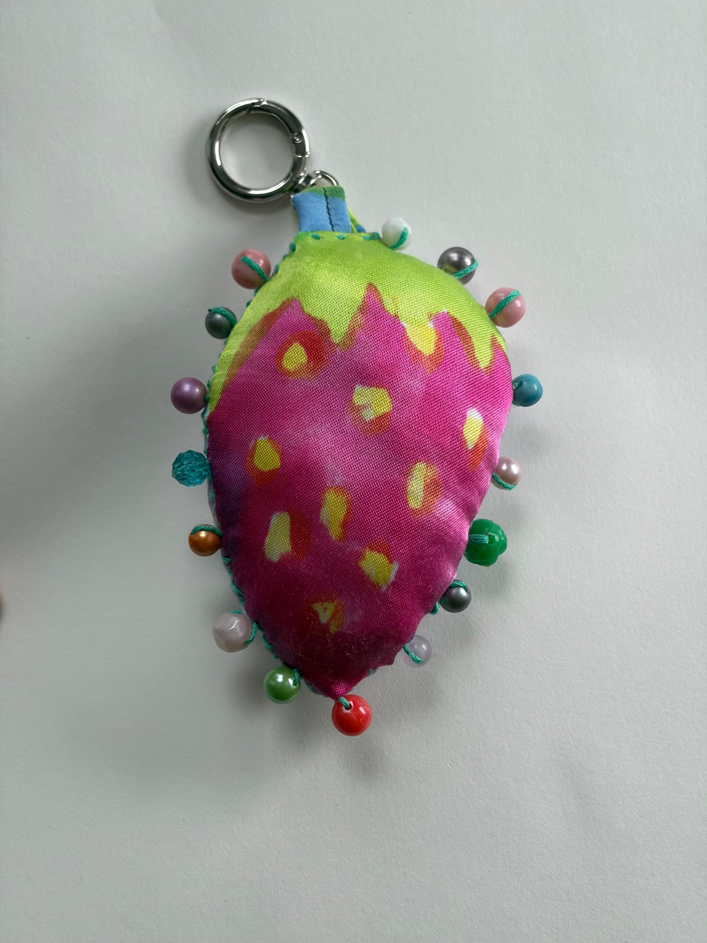 Strawberry blob charm