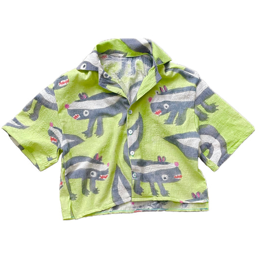 Skunk Button Down Large