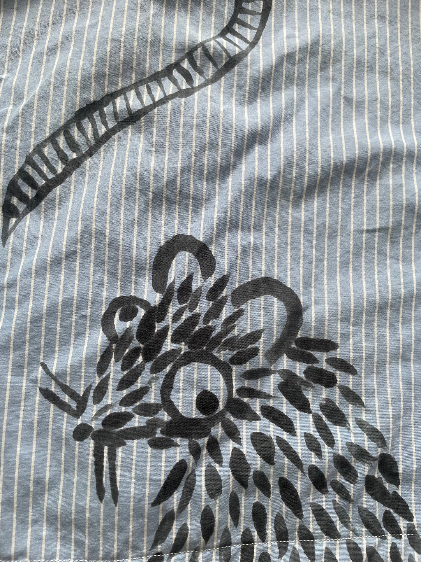 Blue Rats Cropped Upcycled Button Down Fits S/M/L