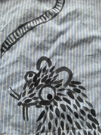 Blue Rats Cropped Upcycled Button Down Fits S/M/L