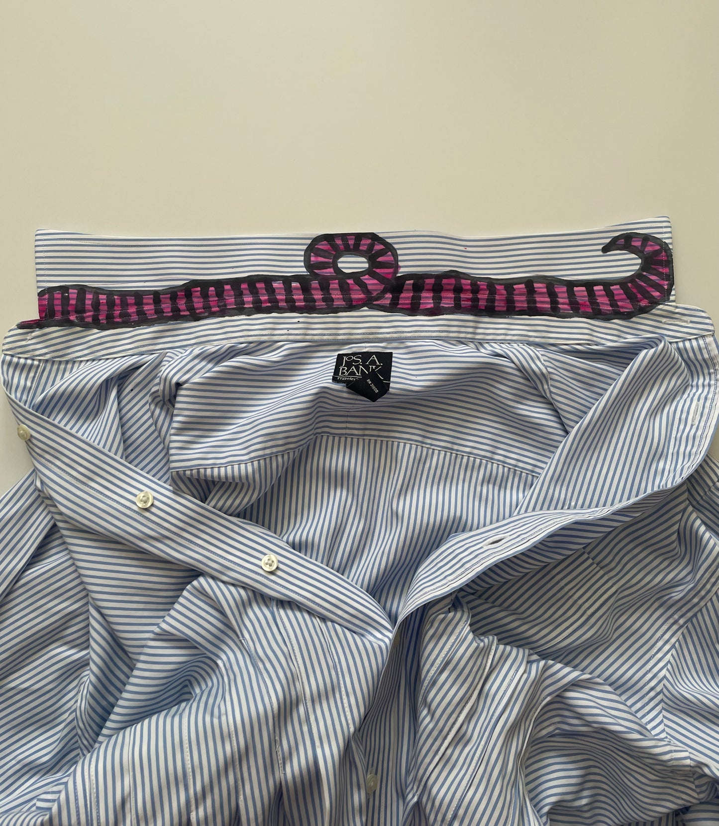 Rat Attack Pleated Button Down women's L
